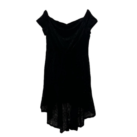 Black lace dress off the shoulder 2X - Picture 9 of 11